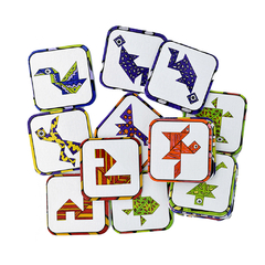 MEMO TANGRAMA Figuras Geométricas - Juegos del Caracol