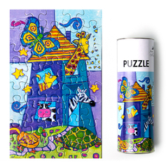 PUZZLE CASA DE ANIMALES ROMPECABEZAS 40 piezas - Juegos del Caracol