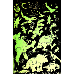 PUZZLE DINOSAURIOS ROMPECABEZASFLUORESCENTE 24 PIEZAS - comprar online