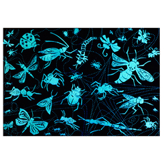 PUZZLE INSECTOS NOCTRUNO ROMPECABEZAS FLUORESCENTE 70 piezas - comprar online
