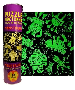 Puzzle Monstruos ROMPECABEZAS fluorescente 81 Piezas - comprar online