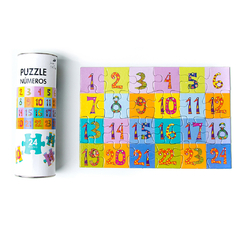 PUZZLE NÚMEROS ROMPECABEZAS 24 piezas - comprar online