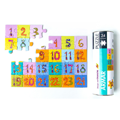 PUZZLE NÚMEROS ROMPECABEZAS 24 piezas