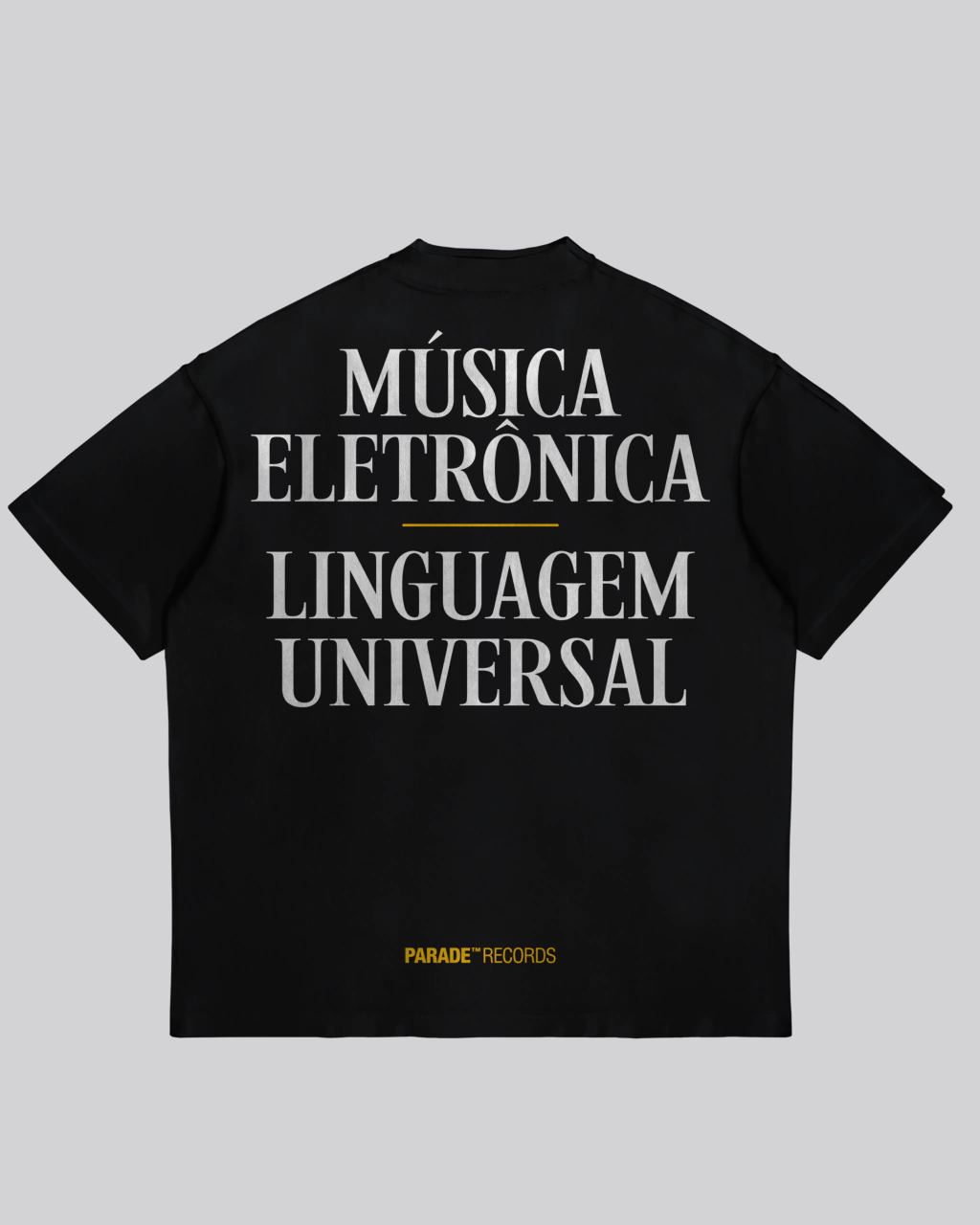 Camiseta Música Eletrônica linguagem universal - Parade™ Records