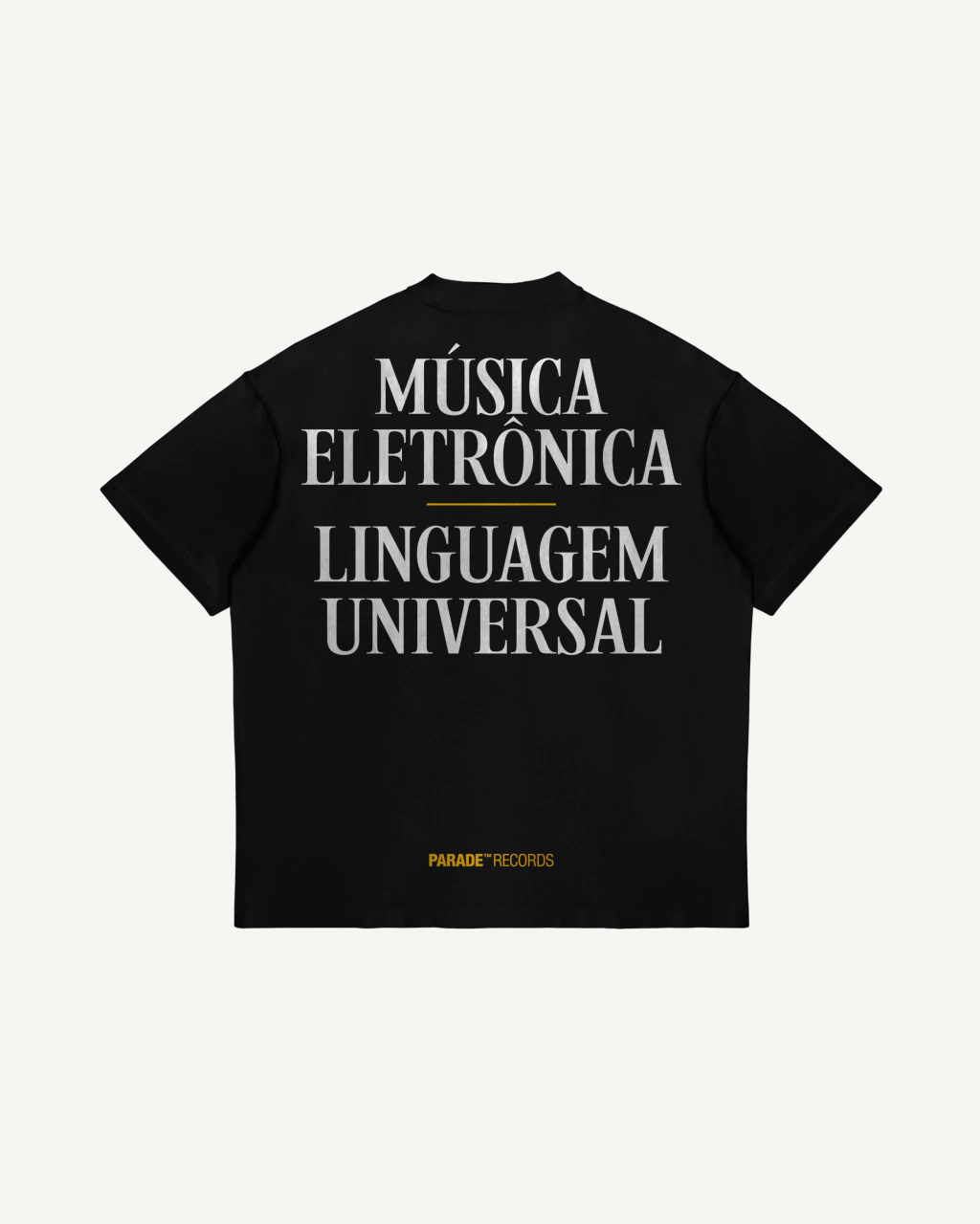 Camiseta Música Eletrônica linguagem universal - Parade™ Records
