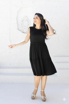 Vestido de amamentação 2 marias liso - comprar online