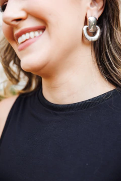 Vestido de amamentação midi com fenda liso - Dnmammy roupas de amamentação