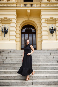 Vestido de amamentação midi manga borboleta 1 maria - loja online