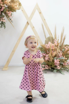 Vestido baby estampado tal filha