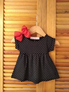 Vestido baby estampa mini poá tal filha - loja online
