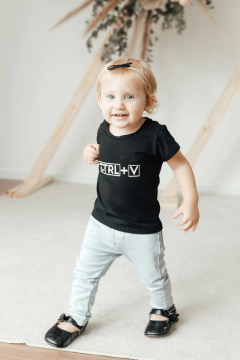 Camiseta baby com silk CTRL+V