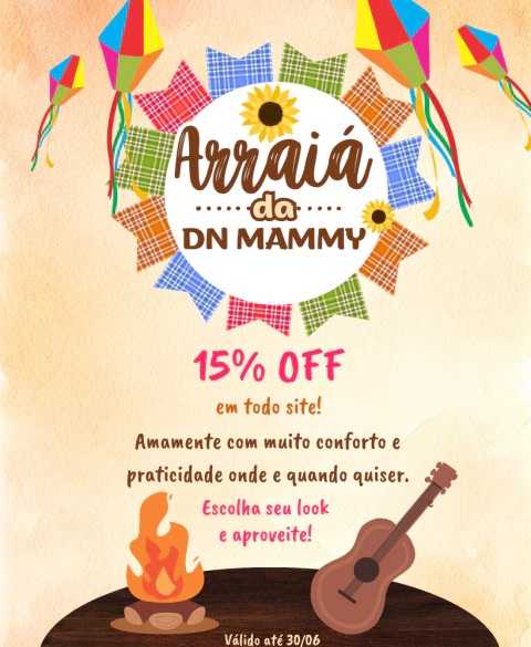 Carrusel Dnmammy roupas de amamentação