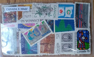 CANADA 300 SELLOS DIFERENTES