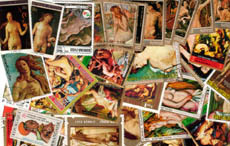 Colección Universal de 50 estampillas del tema DESNUDOS - comprar online