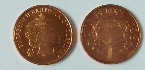 GUERNSEY 1998 1 PENNY