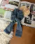 Scrunchie Lazo Indigo - comprar online