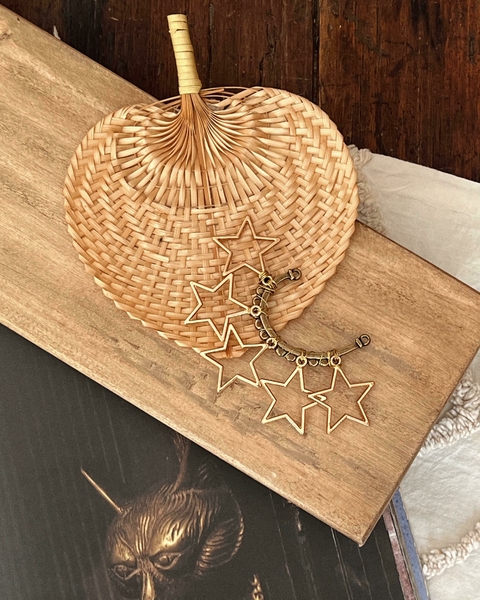 Aro Cuff Stars II Gold - comprar online