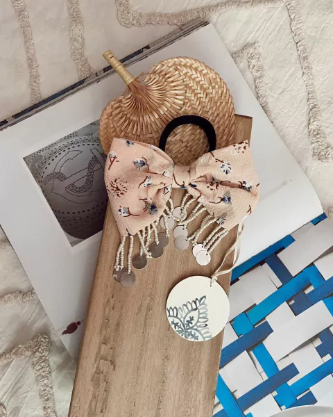 Moño Little Flower Rosse