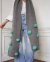 Imagem do Bufanda Motitas Grey Aqua