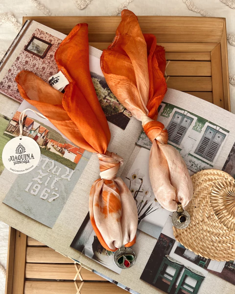 Pañuelo Silk Orange