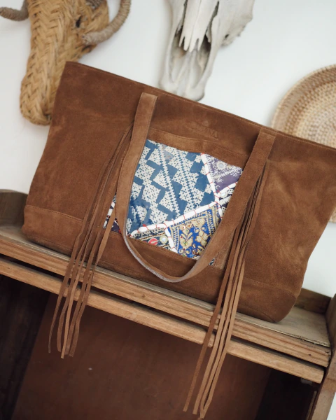 Cartera New Delhi Gamuza