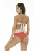HOT PANTS TERRACOTA COM ROSÊ - comprar online