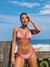 LACINHO ARGOLA ROSA CHICLETE C/ PINK ELÉTRIC