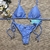 LACINHO CANELADO SAARA BEAU BLUE - comprar online
