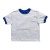 Remera Slim 073 Blanco/Azul - comprar online