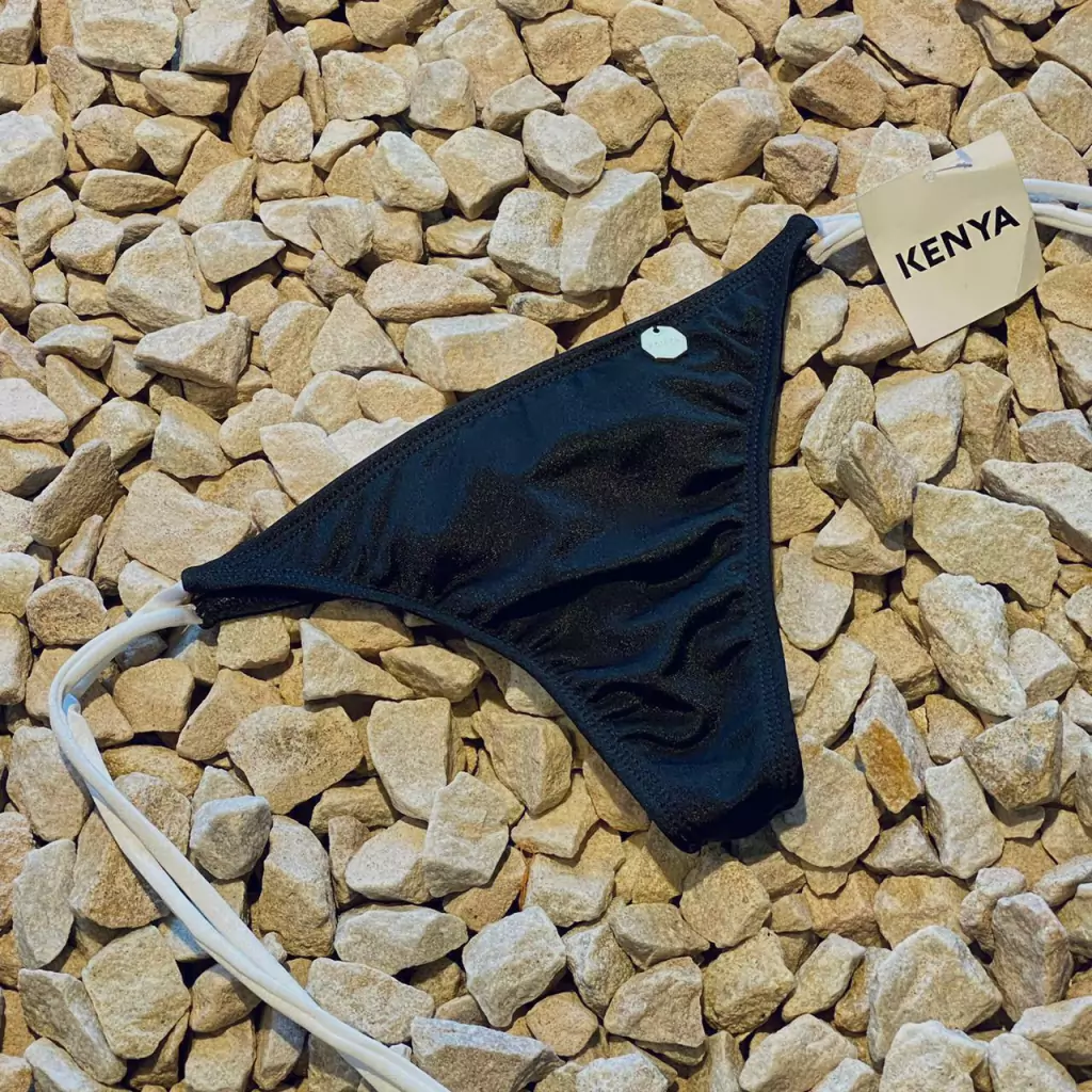 Less Tiritas Basics Negro Con Tiritas Blancas thumbnail 3