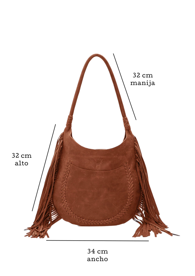 Cartera montana de cuero suela camel — imagen 8
