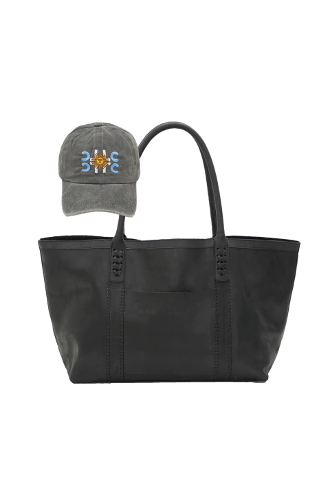 Cartera Acapulco XL + Gorra de REGALO | Cuero Negro