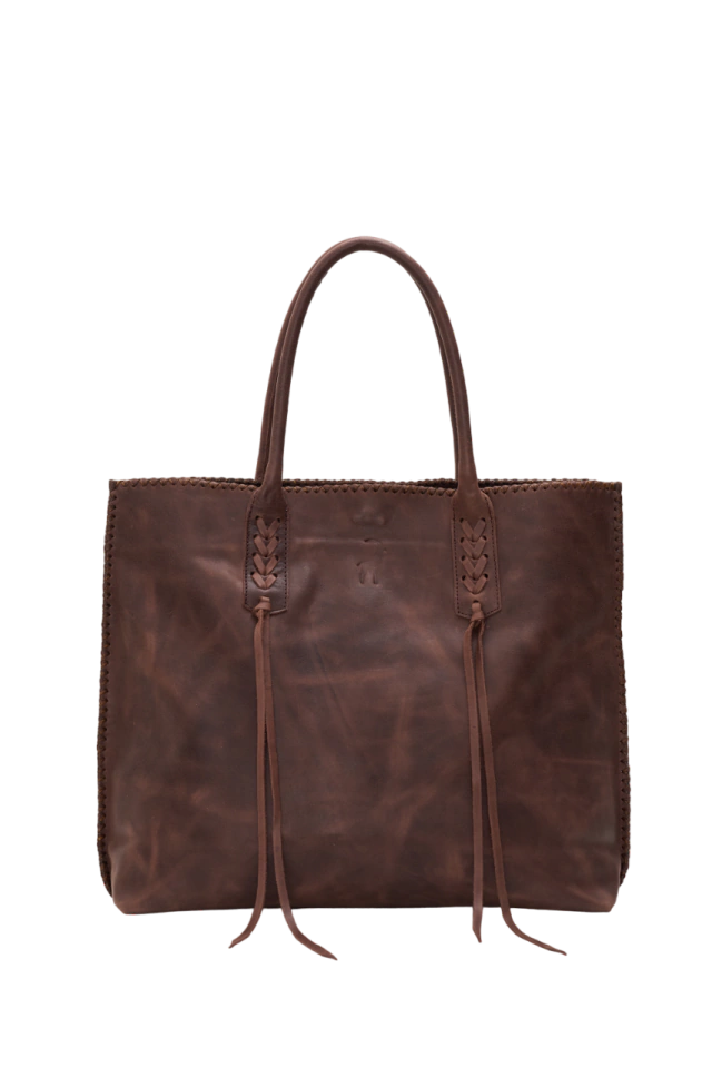 Cartera Gringa de cuero choco de Las Cabrera — imagen 7