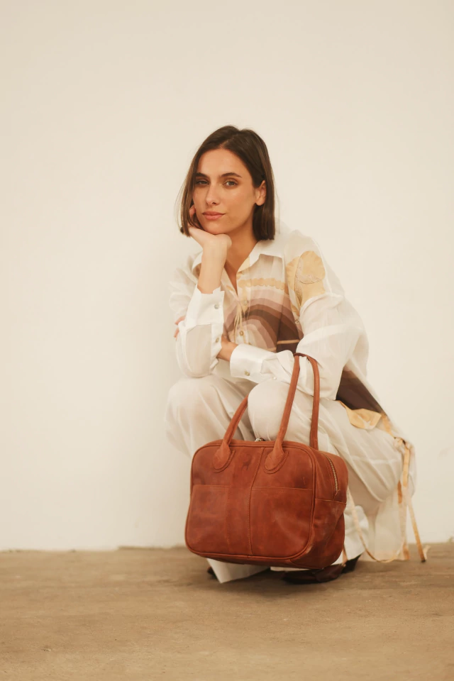Bolso polo de cuero de Las Cabrera — imagen 2
