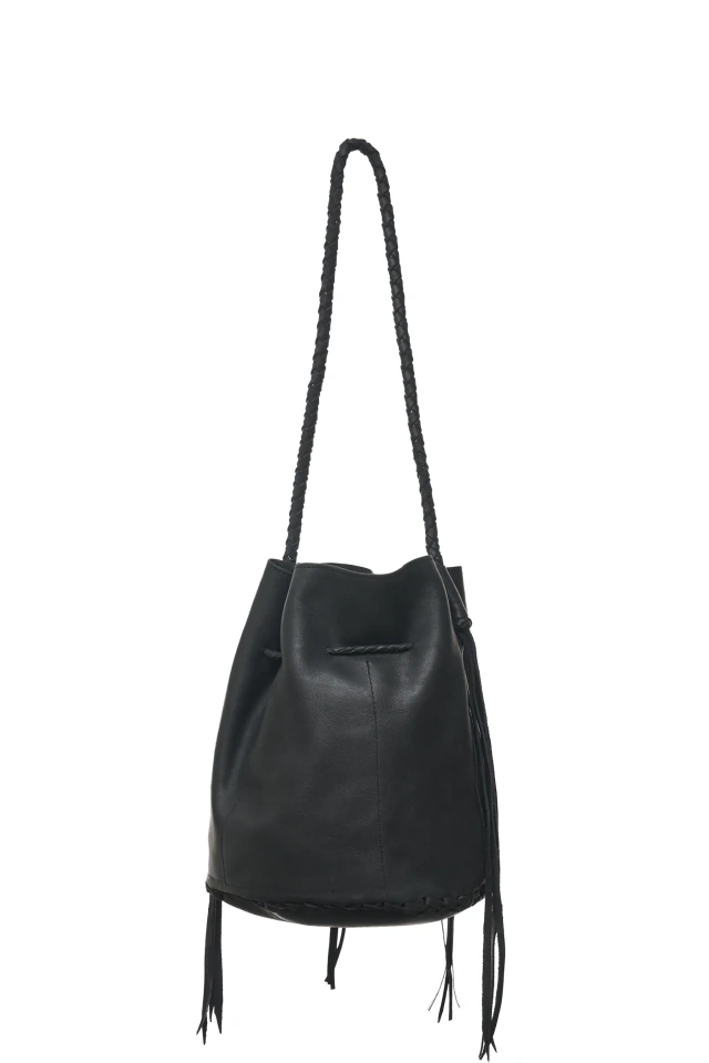Cartera de cuero negro de Las Cabrera — imagen 4