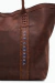 Mini Acapulco | Cuero Choco - Bordado Azul en internet