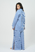 Conjunto Camisa & Pant Amalfi | Poplin Raya Azul - Las Cabrera
