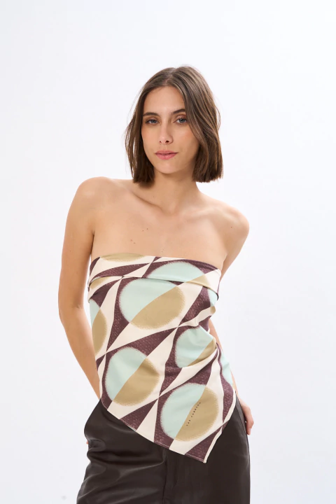 Top Oasis | Satén Rombo - comprar online