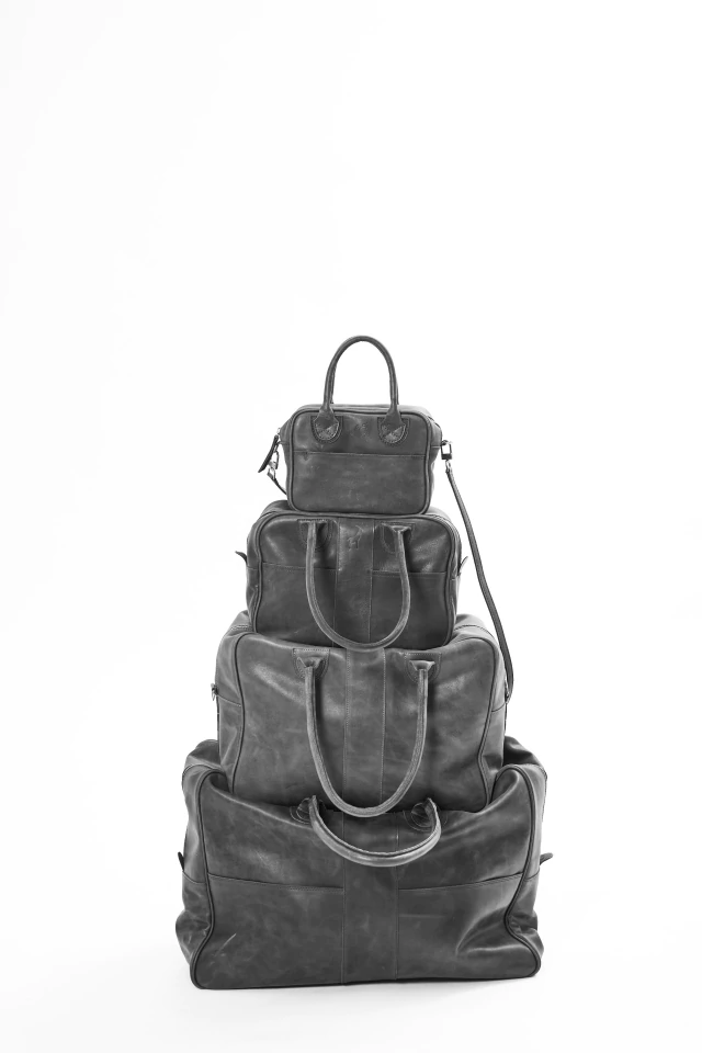 Bolso polo grande de cuero negro — imagen 8