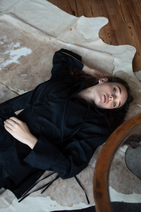 Camisa Tacoma | Poplin Negro - comprar online