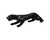 ESCULTURA LEOPARDO PRETO 20,5CM - 02