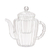 CHALEIRA DE VIDRO BOROSSILICATO CLASSIC 600ML - 1879
