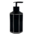 PORTA SABONETE LIQUIDO RETRO PRETO 350ML - 4459 - comprar online