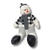 BONECO DE NEVE XADREZ PRETO E BRANCO - 8288