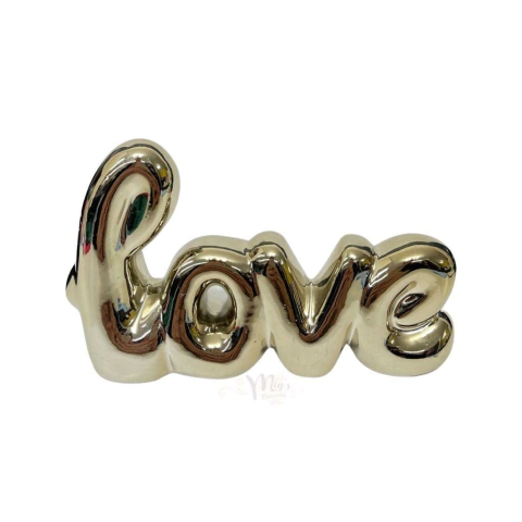 ENFEITE LOVE DOURADO CLARO - 4530