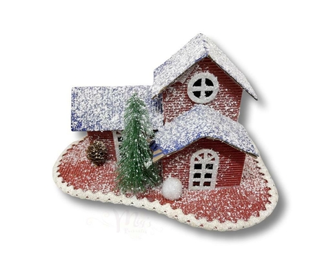 ENFEITE CASA COM CHAMINÉ NEVADA - NATAL***