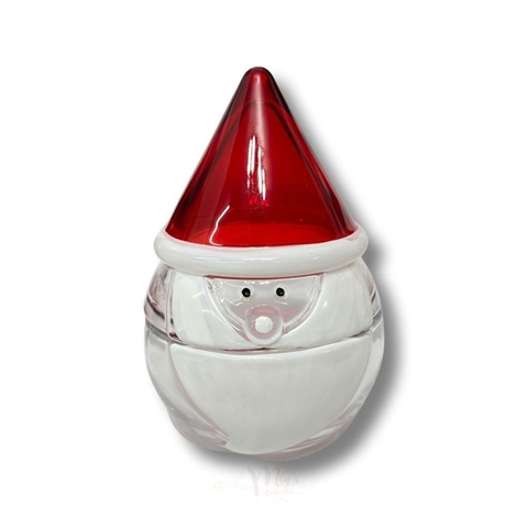 POTE DE VIDRO COM TAMPA DE GORRO - PAPAI NOEL*** - comprar online