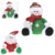 ENFEITE BONECO DE NATAL SENTADO 2 - 2129