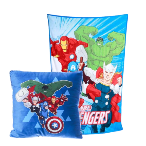 KIT ALMOFADA+MANTA AVENGERS - 40895