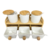 PORTA CONDIMENTO BAMBU E CERAMICA GRAFINE 7 PEÇAS - 0080 - comprar online